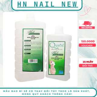  nước lau gel QUYÊN chai 500ml  axeton rửa móng HN NAIL NEW 