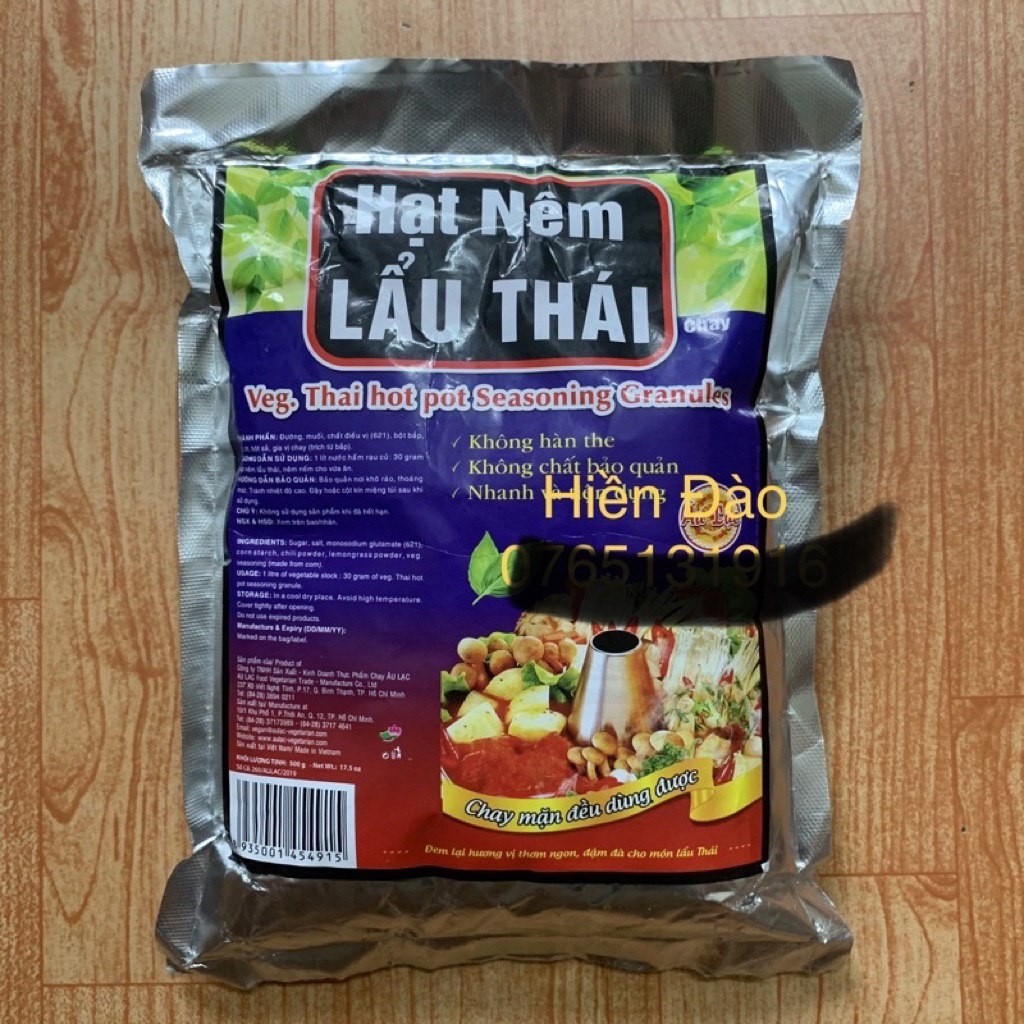 Hạt nêm lẩu Thái Chay 500 gr