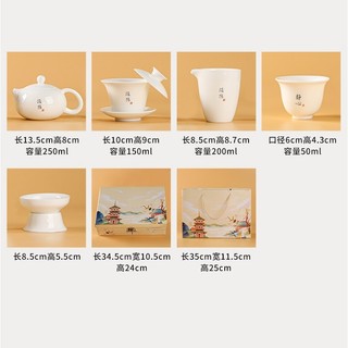 Bộ Ấm Chén Pha Trà Bằng Sứ Trắng Bạch Định Dáng Ấm Tây Thi