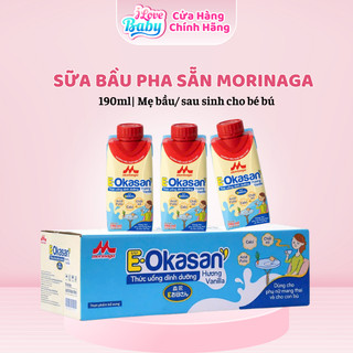 Sữa Bầu Morinaga Nhật Bản pha sẵn đầy đủ dinh dưỡng cho mẹ bầu và mẹ sau sinh cho con bú - 190ml