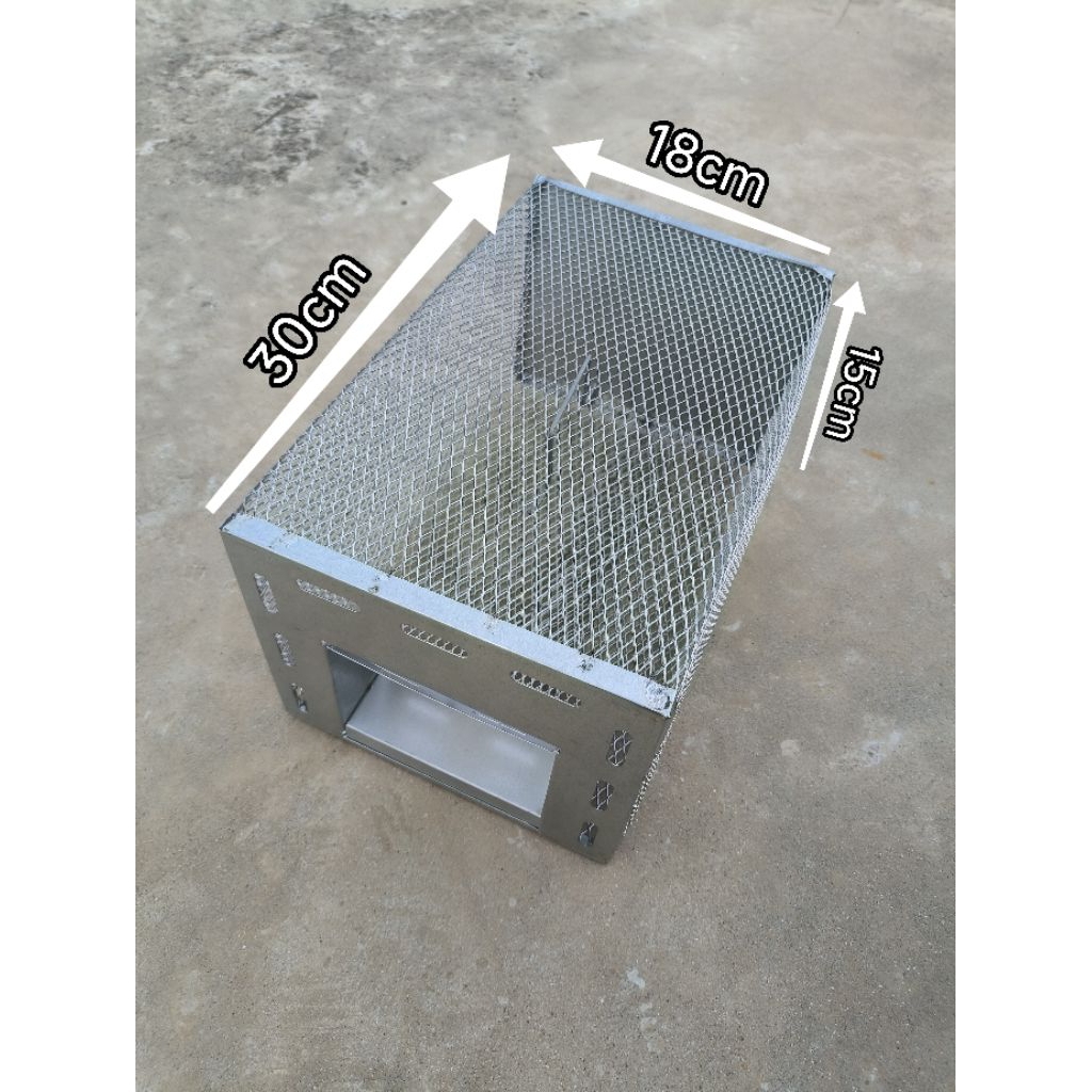 Lồng bẫy chuột cửa đẩy tự động Đường Kính 30x18x15 cm, Siêu Nhạy, Bẫy Hiệu Quả