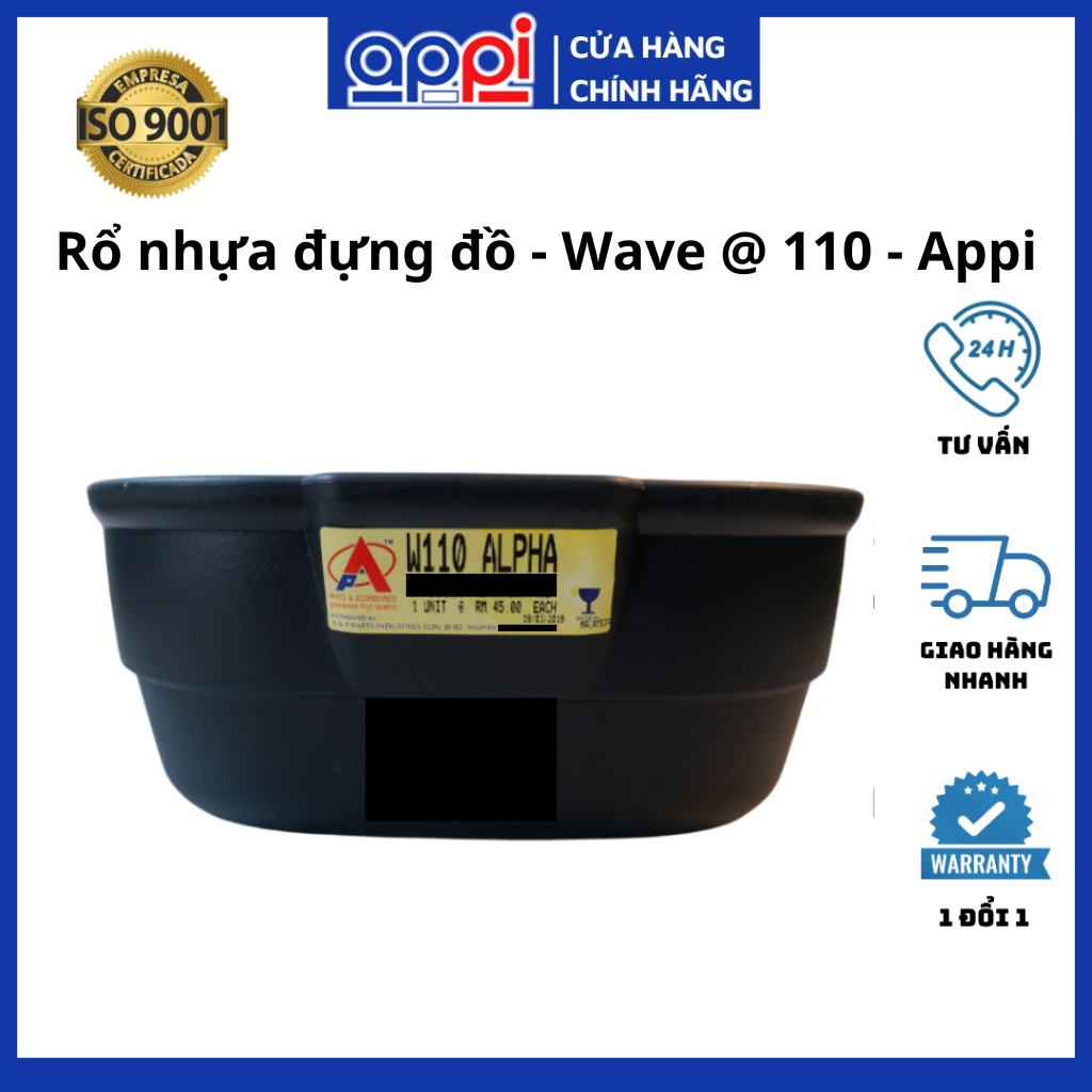 Rổ Appi Wave | Rổ giữa Appi Wave Alpha | Rổ Wave A110 chính hãng APPi racing V2-W110