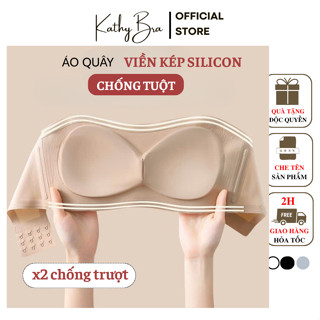  A44  lùi size  Áo Quây Không Dây Chống tụt Kem Nền Tàng Hình KATHY BRA Không Gọng Mút Mỏng Nâng Tự Nhiên 