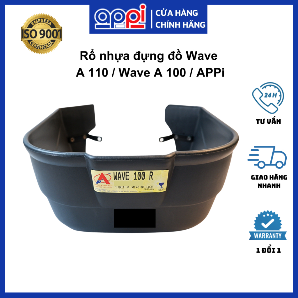 Rổ Appi Wave 100R | Rổ giữa Appi Wave Alpha | Rổ Wave A chính hãng APPi racing V2-WAVE