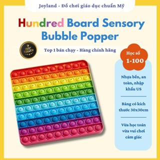   Hàng nhập khẩu Mỹ  Đồ chơi Pop-it học số 1-100 - Hundred Board Sensory Bubble Popper - Learning Resources 