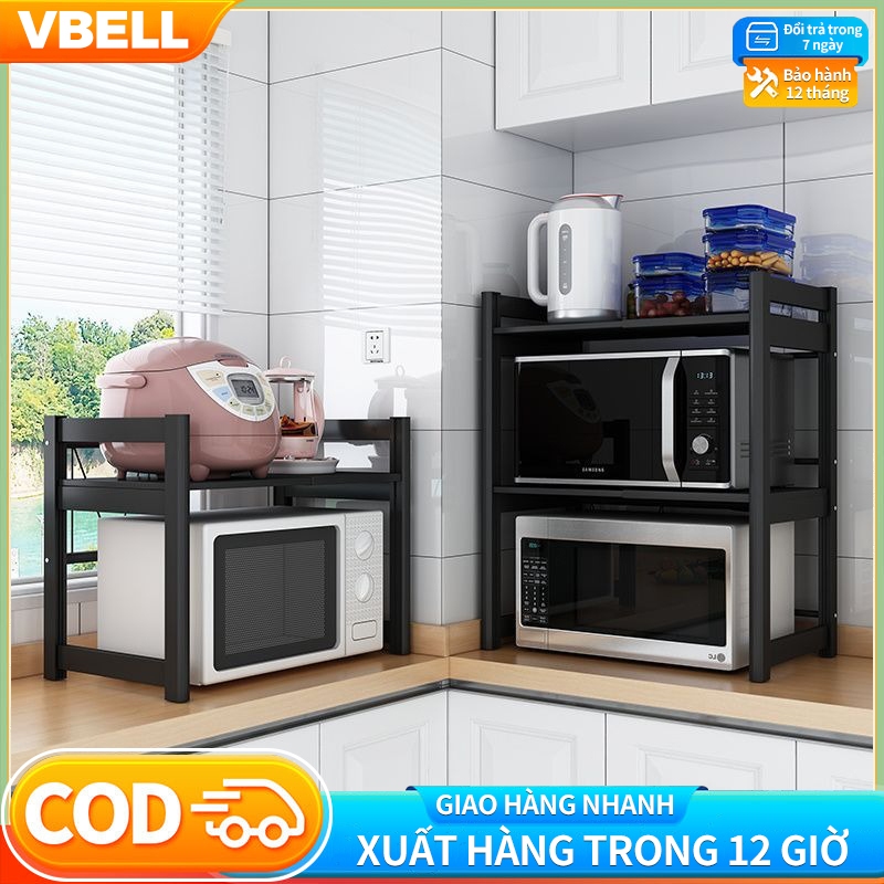 Kệ Lò Vi Sóng kích thước có thể điều chỉnh OrderlySpace 2/3 tầng-Kệ Để Lò Vi Sóng ,Kệ Để Đồ Nhà Bếp
