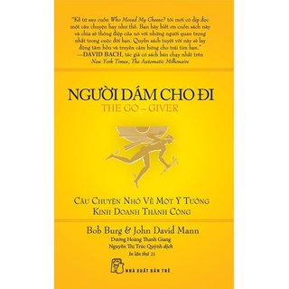 Sách - Người Dám Cho Đi (Tái Bản 2022) - NXB Trẻ