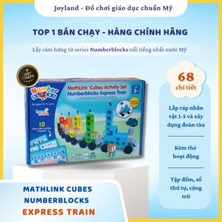   Hàng nhâp khẩu Mỹ  Bộ tàu tốc hành Numberblocks MathLink R  Cubes Numberblocks Express Train Activity Set 