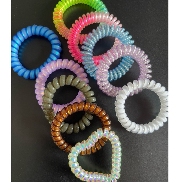 Combo 20 dây buộc tóc lò xo nhỏ – Phụ kiện buộc tóc nữ tiện dụng