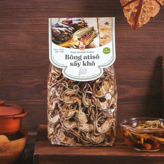  Bông atisô sấy khô L'angfarm 225g bịch mẫu nhãn kẹp 