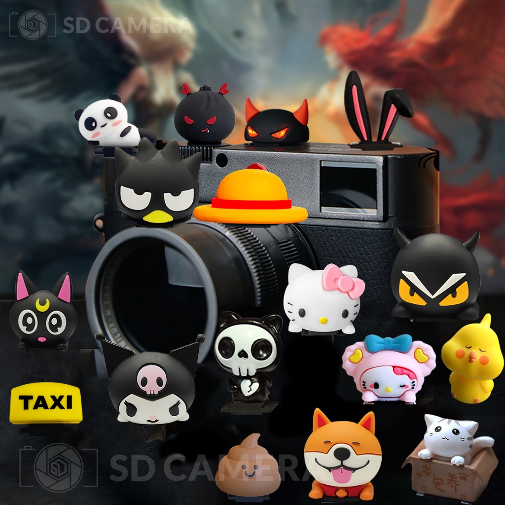 Nắp đậy Flash Ác Qủy, Thiên thần cute Dành Cho Máy Ảnh Canon Nikon Sony Fuijflim Nắp Che Chân Đèn Flash Hotshoe cao cấp | BigBuy360 - bigbuy360.vn