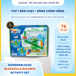   Hàng nhâp khẩu Mỹ  Bộ hoạt động cân bằng Numberblocks Blockzilla Balance Activity Set 