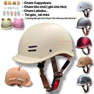 (NÓN BẢO HIỂM ĐẠT CHUẨN) Nón Bảo Hiểm Kiểu Dáng Cá Heo Chính Hãng CR HELMET CAMRY- Bảo Hành 12 tháng