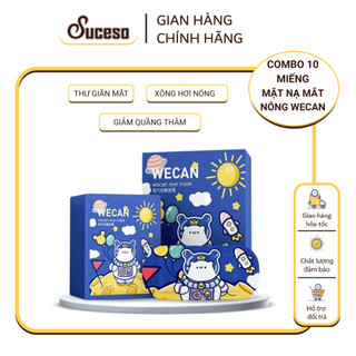 Hộp 10 Miếng Mặt Nạ Mắt Nóng WECAN Steam Eye Mask Giúp Thư Giãn, Giảm Mỏi Mắt, Ngủ Ngon - SUCESO