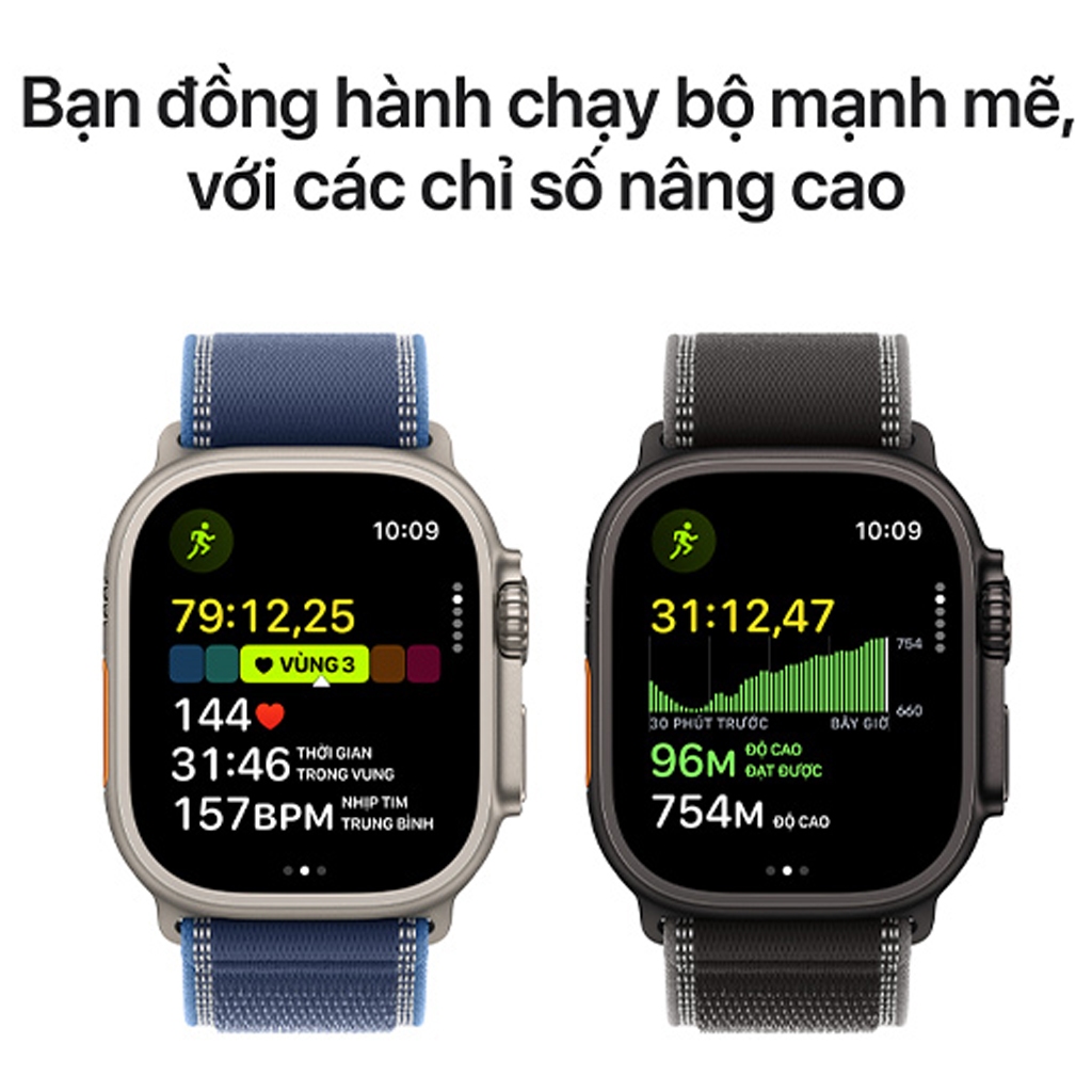 Apple Watch Ultra 3 Viền Titan Cellular 49mm Dây quấn Alpine S/M Chính hãng | BigBuy360 - bigbuy360.vn