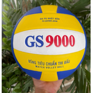 Bóng Chuyền Da PU Nhật Bản GS9000 - Chính Hãng GERUSPORT (tặng kèm ống bơm mini- kim bơm - túi lưới)
