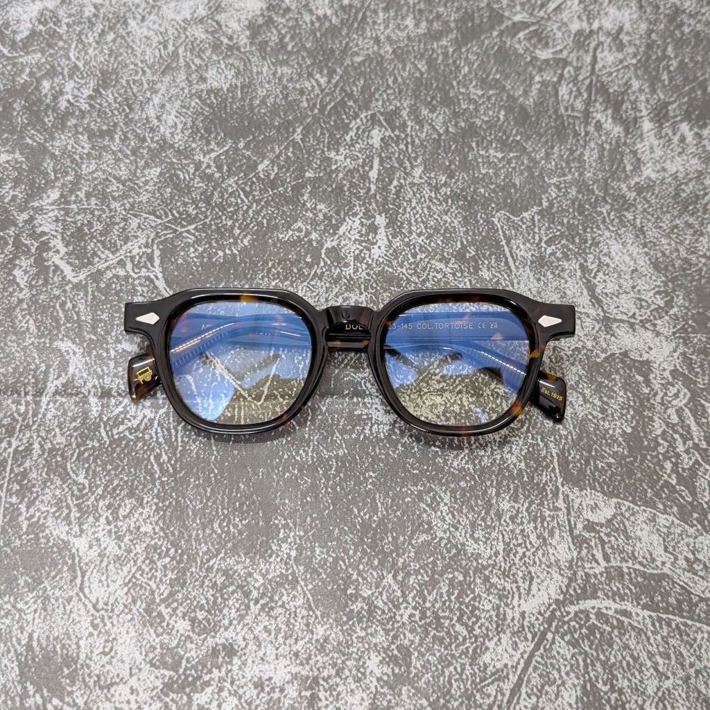 Gọng kính Moscot DOLT NYC COL.TORTOISE -  dáng soft square acetate size 46-23-145 - Fusuma Optical