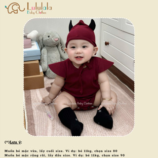  Bodysuit hoá trang halloween sát nách thun cotton xuất dư cho bé trai bé gái 0-36 tháng | SU001 