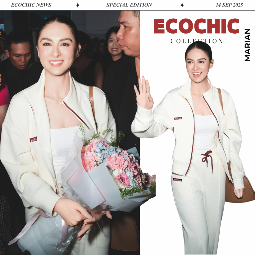 Set Bộ ECOCHIC AURORA GRACE Áo Polo Khoá Zip 2 Chiều Chất Liệu Cao Cấp Mềm Mịn Chính Hãng B182