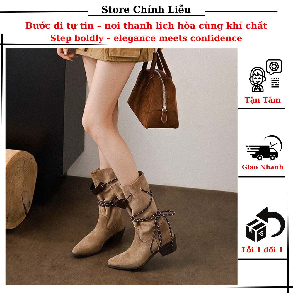 Bốt cổ cao mũi nhọn phong cách Tây Âu – sang trọng & cá tính | CL Store