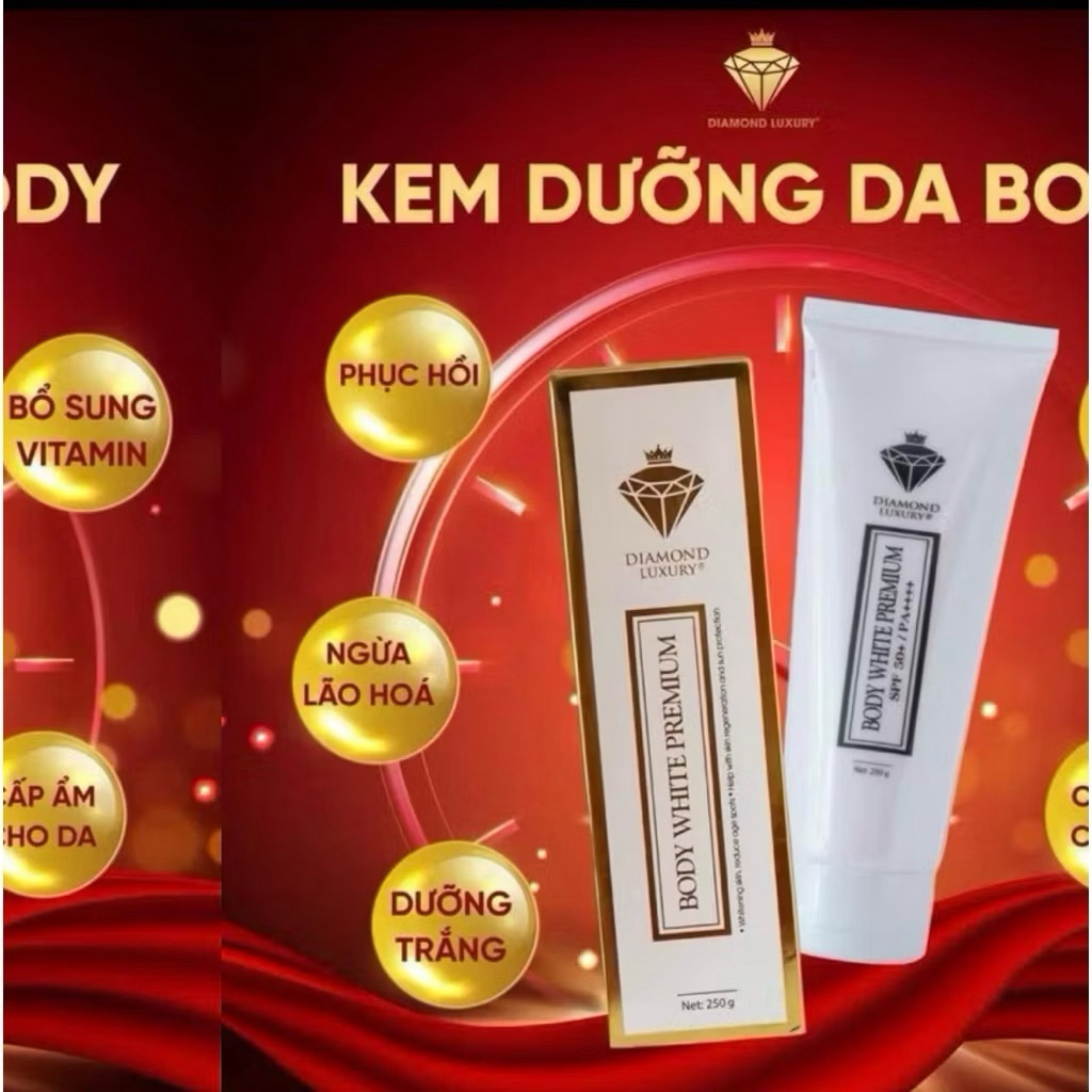 KEM DƯỠNG DA BODY WHITE PREMIUM -DIAMOND LUXURY
