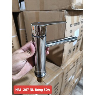 Vòi lavabo vòi rửa mặt Nóng Lạnh Thân Đúc nặng,kèm dây cấp mã X500