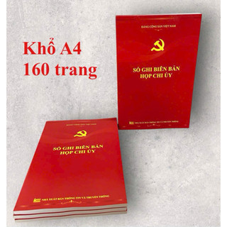 SỔ GHI BIÊN BẢN HỌP CHI UỶ