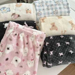  Quần ngủ lông mùa đông hoạt hình dễ thương 