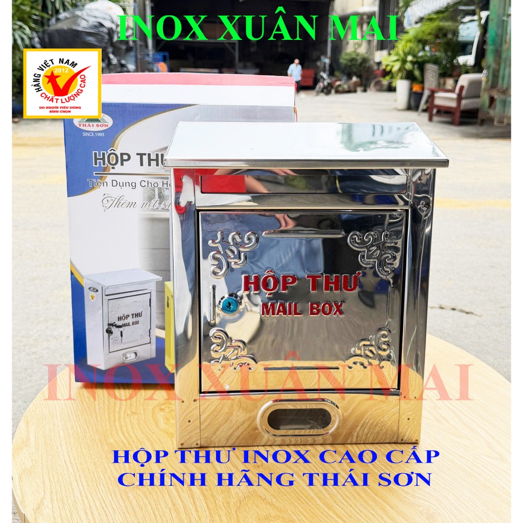 [SALE] Hộp thư inox THÁI SƠN cao cấp [SALE]