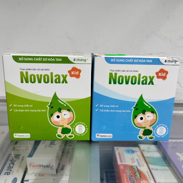 Chất xơ hòa tan cho bé Novolax Kid Novocare ống 2,5ml 5ml...