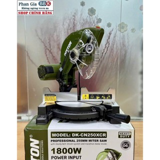 Máy Cắt Nhôm DEKTON Chạy Dây Curoa DK-250XCR Và DK-CN250CR - Công suất 1800W, Dây Curoa Bền Bỉ, Bảo hành 12 tháng