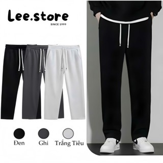  Quần Nỉ Dài Ống Đứng 2 Da Nam Nữ Form Baggy Mặc Đông Local Brand Đứng Form Co Giãn Tốt Lee.store 