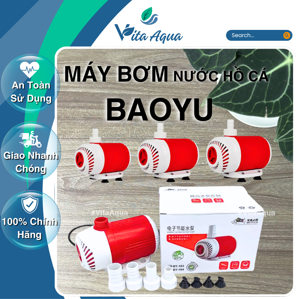 Bơm Bể Cá BAOYU BY102/103/104/105/106_Tiết Kiệm Điện