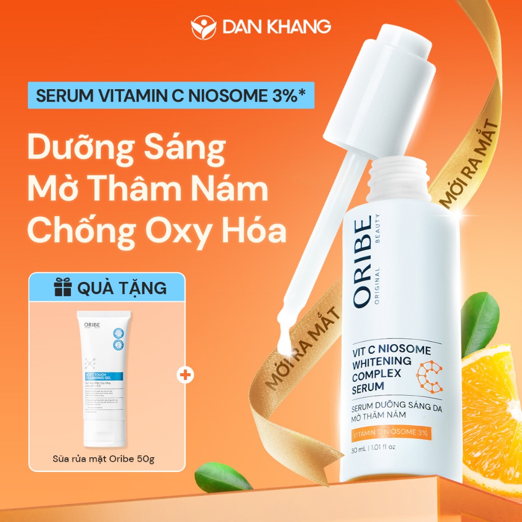 Serum Vitamin C Oribe Dân Khang hỗ trợ sáng da mờ nám sạm làm chậm lão hóa