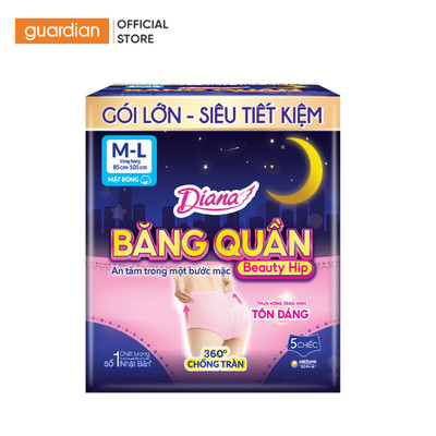 Băng Vệ Sinh Diana Sensi Ban Đêm Dạng Quần Size M-L 5 Miếng | Guardian Việt Nam