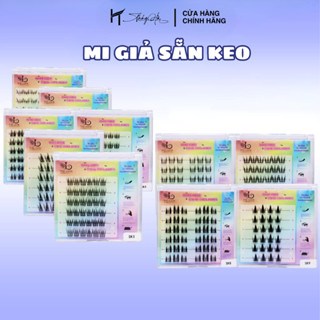   SẴN KEO  Lông Mi Giả Sẵn Keo Mi giả tự dính có keo sẵn mi cụm tự nhiên   Mi Thúy Hà 