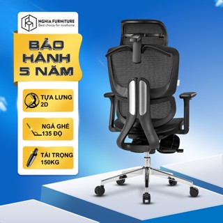  Ghế Công thái học Nghia Furniture SMA-07 Piston Class 4 Ngả ghế 135 độ Bảo hành 5 năm 