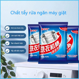 [Set 10 Gói] Bột Tẩy Vệ Sinh Lồng Máy Giặt –Diệt Khuẩn, Khử Mùi, Tẩy Sạch Cặn Bẩn Hiệu Quả Cho Mọi Loại Máy