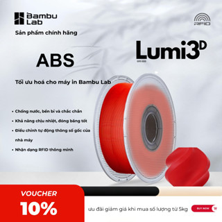 Bambu Lab ABS Filament [ cuộn Refill không có lõi nhựa ] nhựa in 3D máy in X1C/P1S/H2D/H2S/P2S/H2C