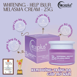 Kem Faceplus Dưỡng Trắng Da Ngăn Ngừa Nám Tàn Nhang Đồi Mồi 25g