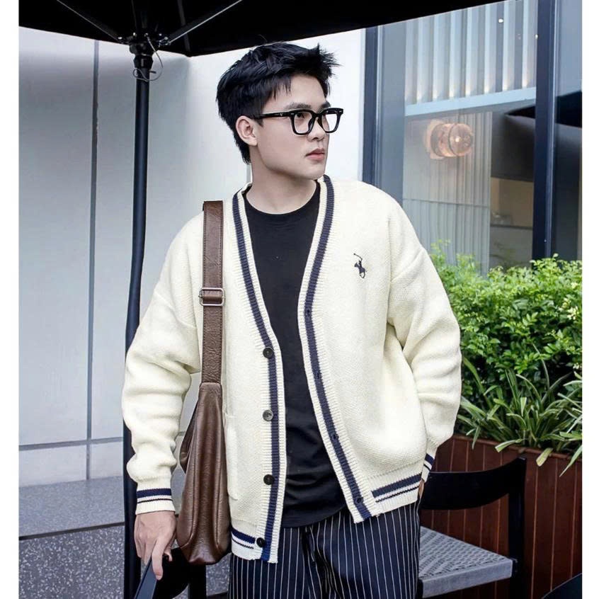 Áo Cardigan Len Mềm Mịn Thu Đông Local Brand COLOSSUS N38