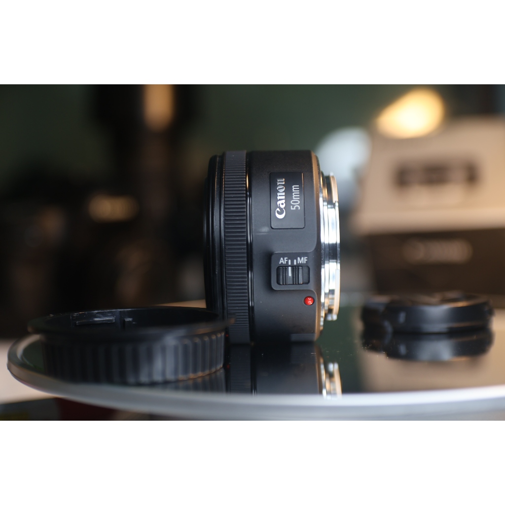 ống kính Canon EF 50mm F1.8 STM (99,8%) - Ống kính Canon EF