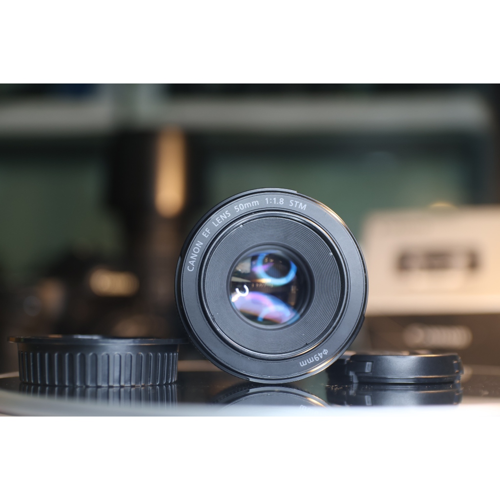 ống kính Canon EF 50mm F1.8 STM (99,8%) - Ống kính Canon EF