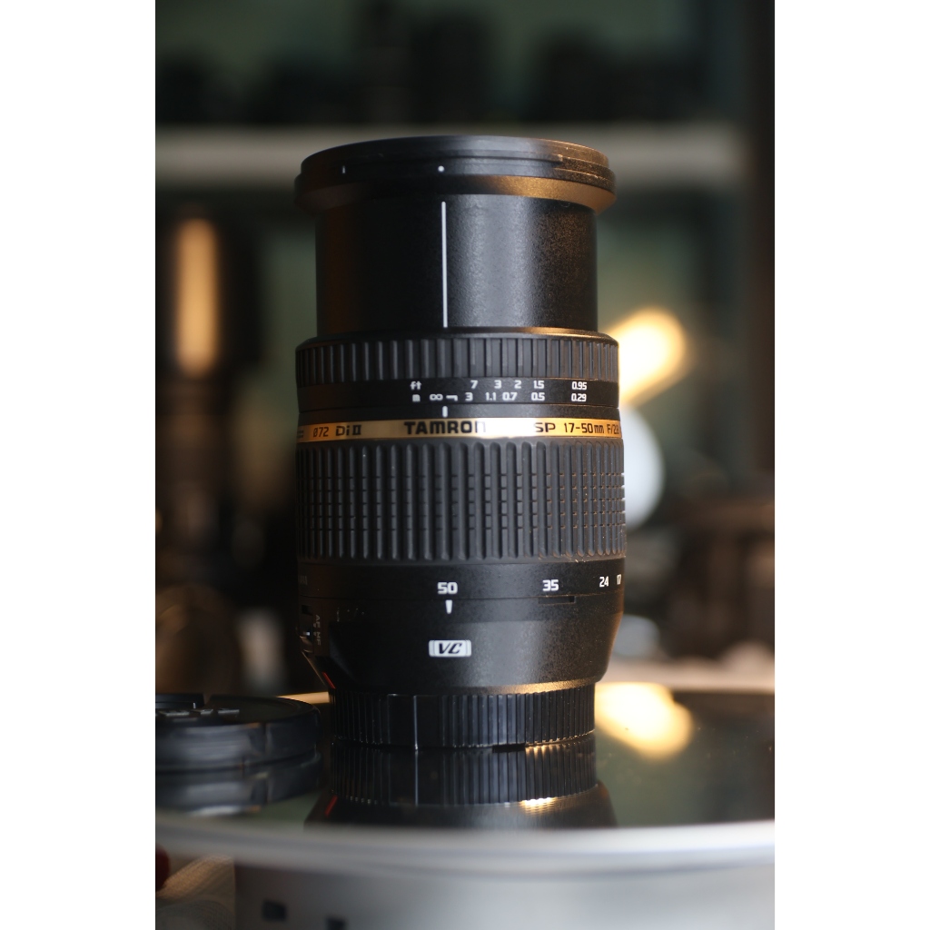 ống kính canon ef-s TAMRON SP 17-50mm F2.8 XR DiII VC (thấu kính sau bị hơi nước - lens 95%)