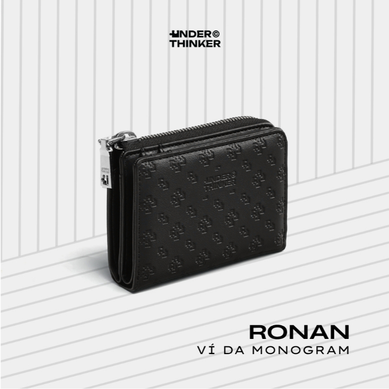 Ví Da PU Nam Nữ RONAN Bóp Đựng Tiền Thẻ Nhiều Ngăn Thời Trang Cao Cấp Chính Hãng | UNDERTHINKER