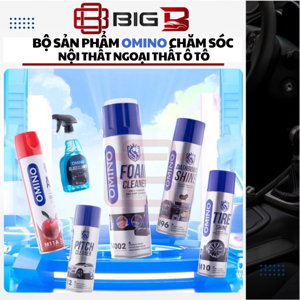 Bộ Sản Phẩm Vệ Sinh Omino Nội Thất Ngoại Thất Cao Cấp Chính Hãng Omino BIG B AUTO