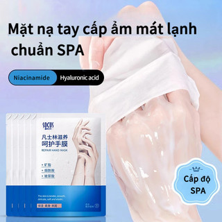 Mặt Nạ Tay Niacinamide, Với Axit Hyaluronic, Mềm Mại, Làm Sáng, Giảm Nếp Nhăn Và Vết Rỗ, Dưỡng Ẩm, Tẩy Tế Bào Chết, Cung