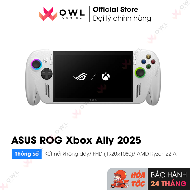 Laptop chơi game cầm tay ASUS ROG Xbox Ally 2025 (7-inch/ FHD/ IPS/ 120Hz)