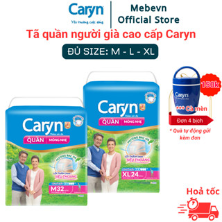 Tã quần người già Caryn của Nhật cao cấp, bỉm người già túi lớn siêu tiết kiệm, thấm hút siêu tốt