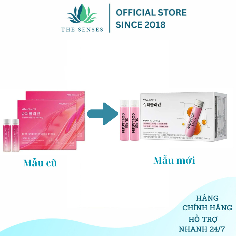 Nước uống Collagen VitalBeautie dưỡng đẹp trắng da - The Senses
